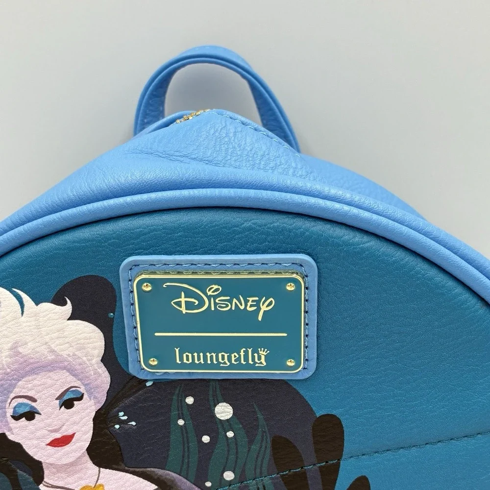 Disney Parks The Little Mermaid Loungefly Mini Backpack Live Action Film NWT